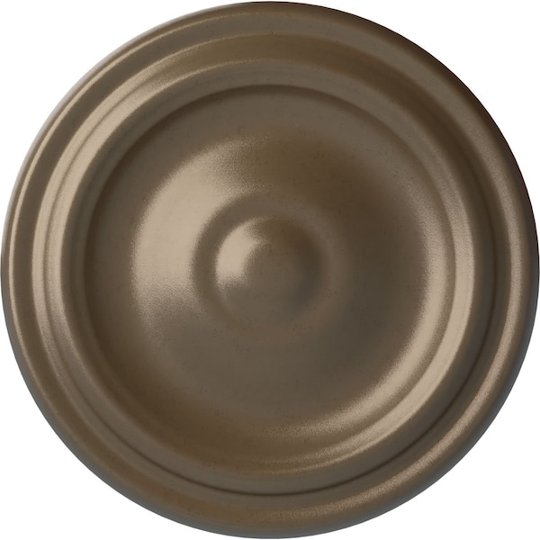 Ekena Millwork Maria Ceiling Medallion (Fits Canopies up to 1 3/4"), Hand-Painted Warm Silver, 9 5/8"OD x 1 1/8"P CM09MAWSS - main